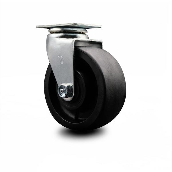 5 Inch Glass Filled Nylon Wheel Swivel Caster with Ball Bearing